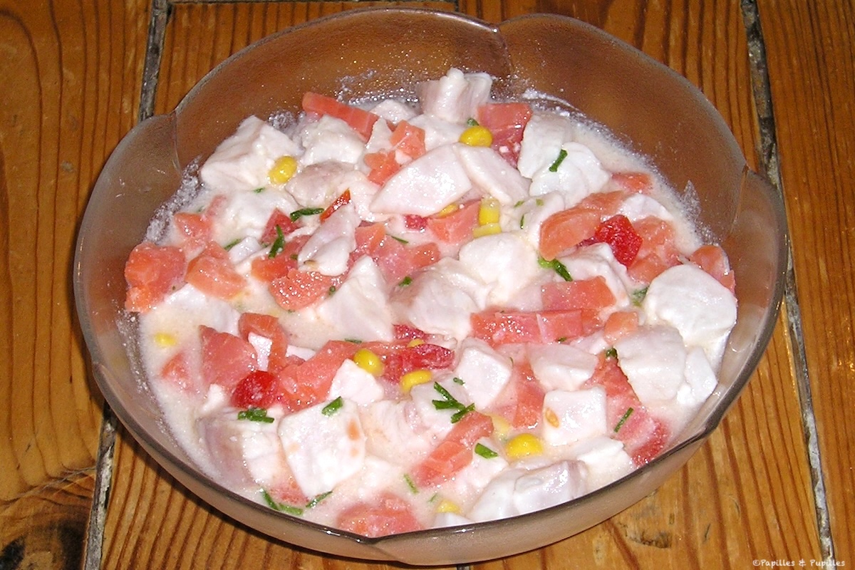 Salade de poisson cru
