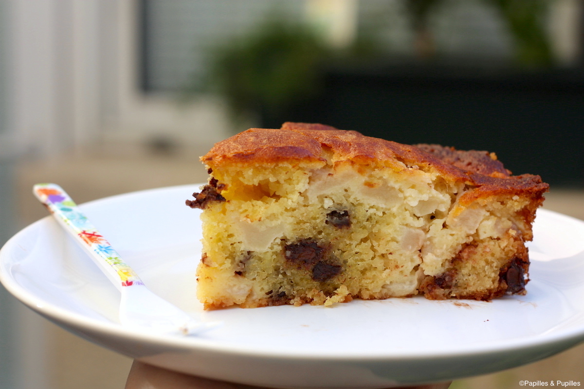 Gâteau rapide poires chocolat