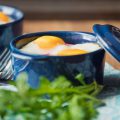 Oeuf cocotte jambon et salade © LALS STOCK shutterstock