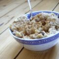 Porridge d'avoine au lait et aux épices douces