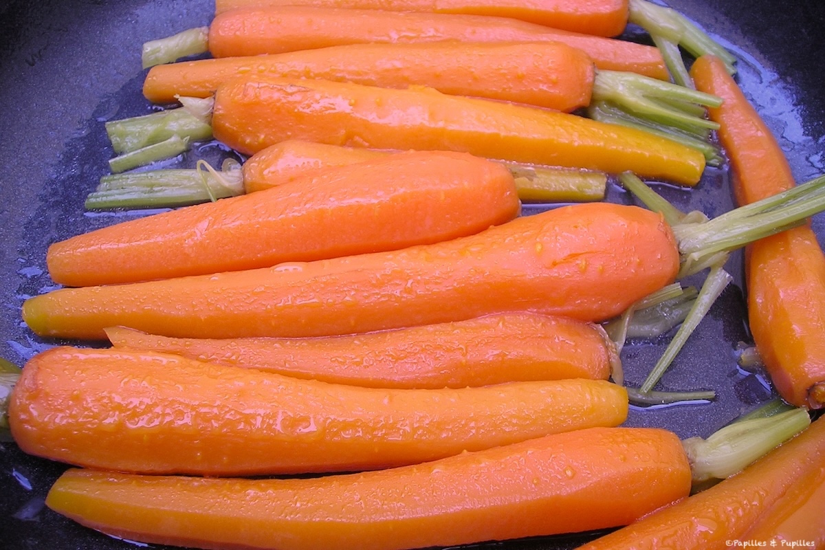 Carottes nouvelles glacées façon Joël Robuchon