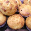 Muffins au chocolat blanc et aux noix de Macadamia