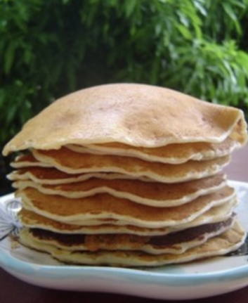 Pancakes aux flocons d'avoine sans oeufs