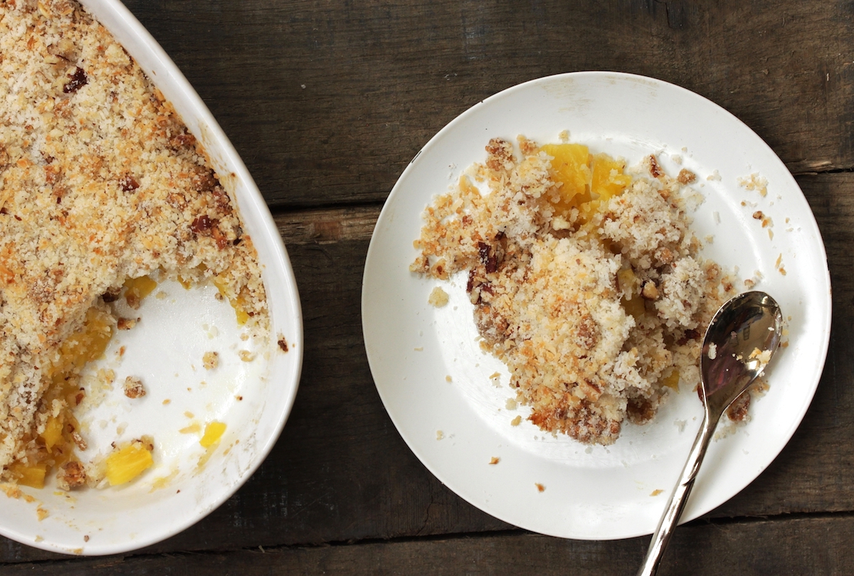 Crumble Ananas Noix De Coco Sans Oeufs