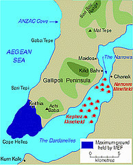 Les Dardanelles - Péninsule de Gallipoli