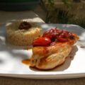 Escalope de poulet aux 2 tomates