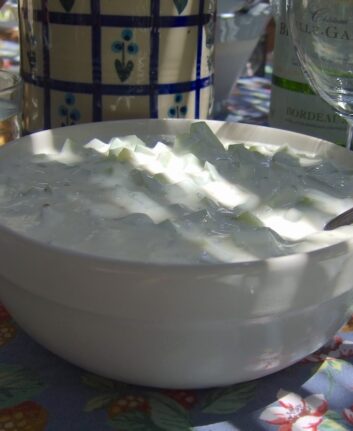 Salade de concombre au yaourt