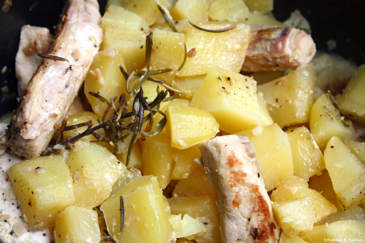 Lapin à la moutarde et aux pommes de terre