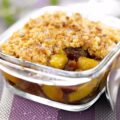 Crumble de palets bretons aux prunes