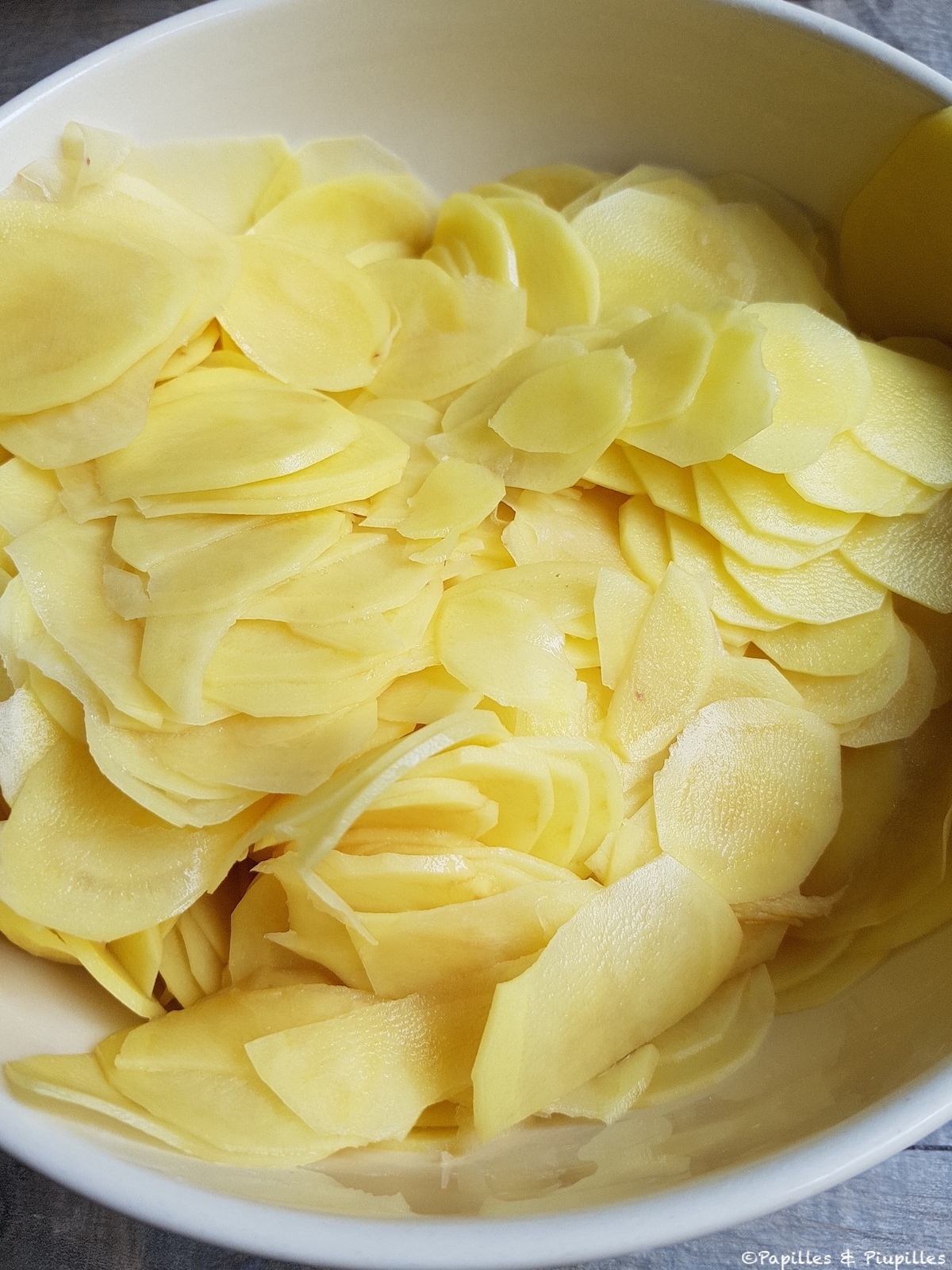 Mandolines - Lamelles de pommes de terre