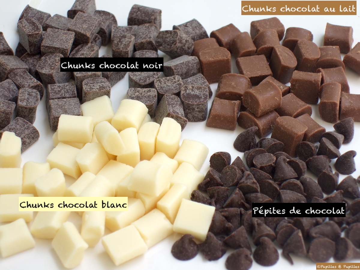 Chunks : de grosses pépites de chocolat pour les cookies