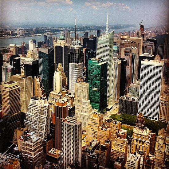 Upper Manhattan - du haut de l'Empire State Building