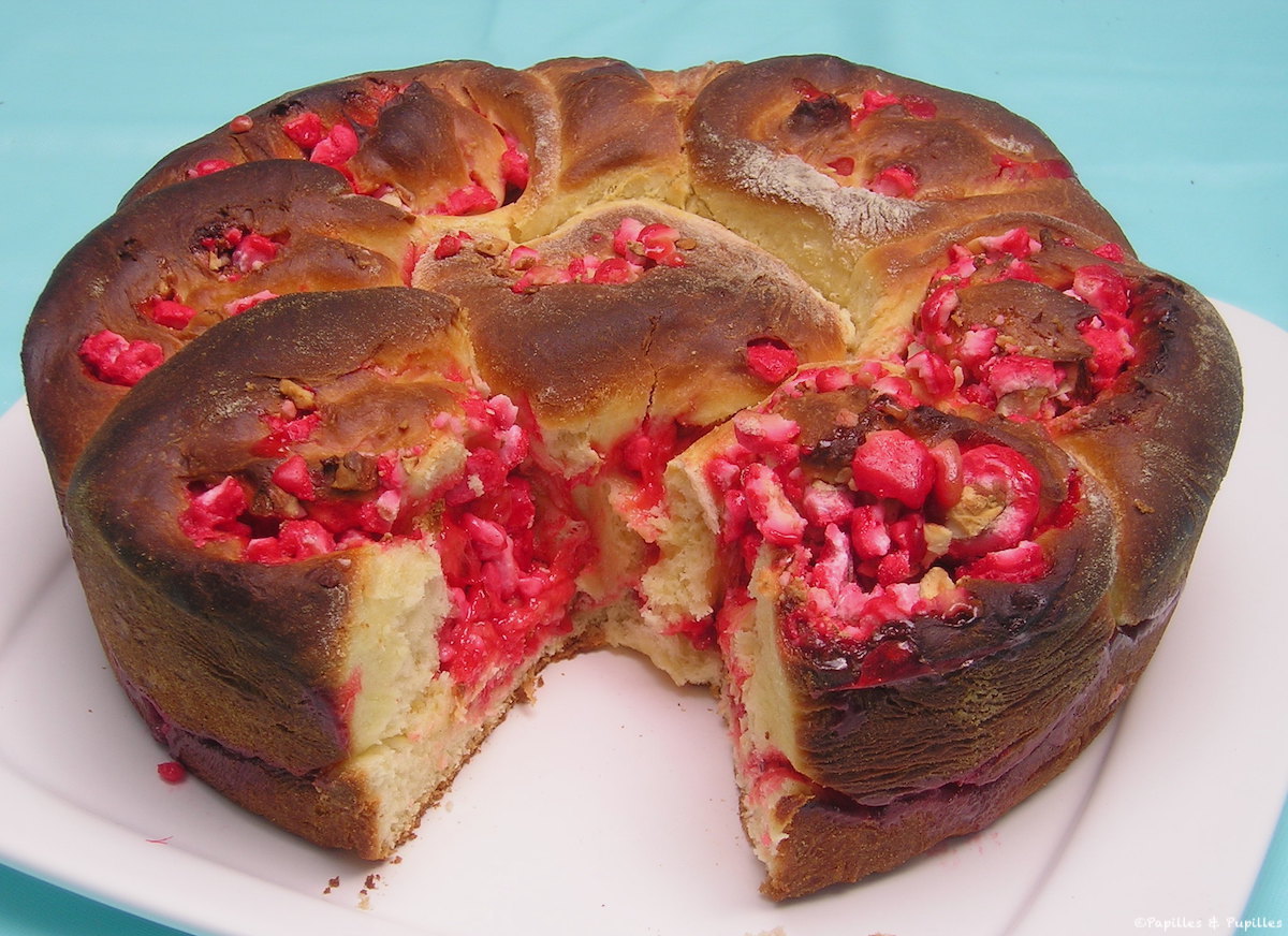Chinois aux pralines roses, une brioche ultra moelleuse
