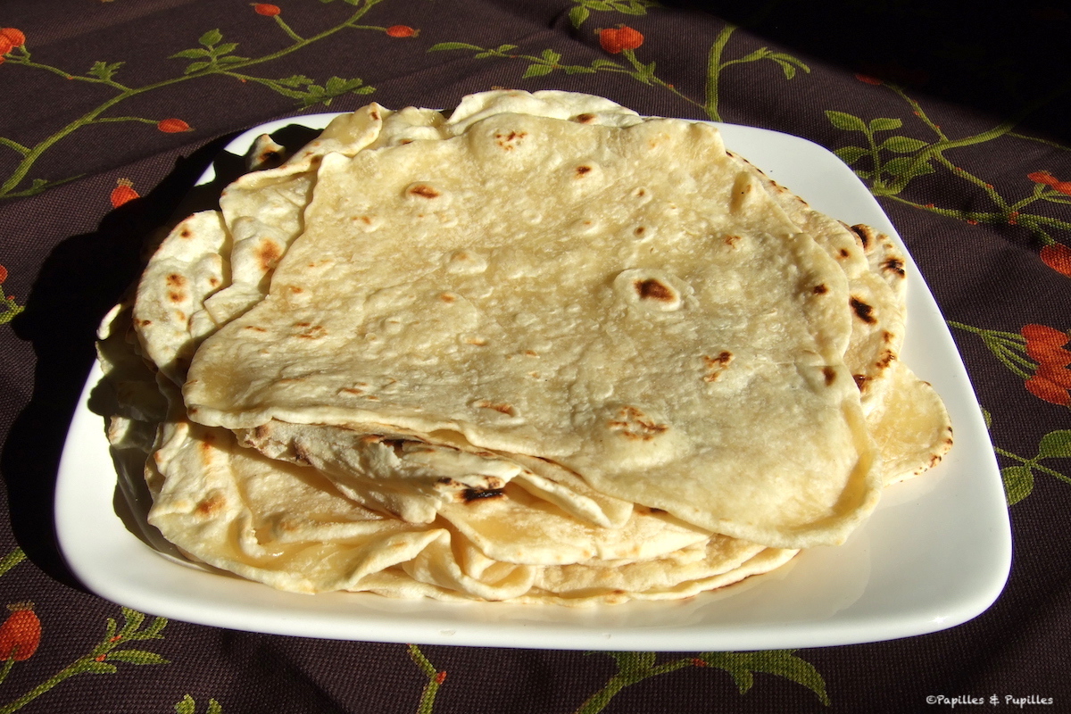 Tortillas mexicaines - Galettes de blé ou de maïs