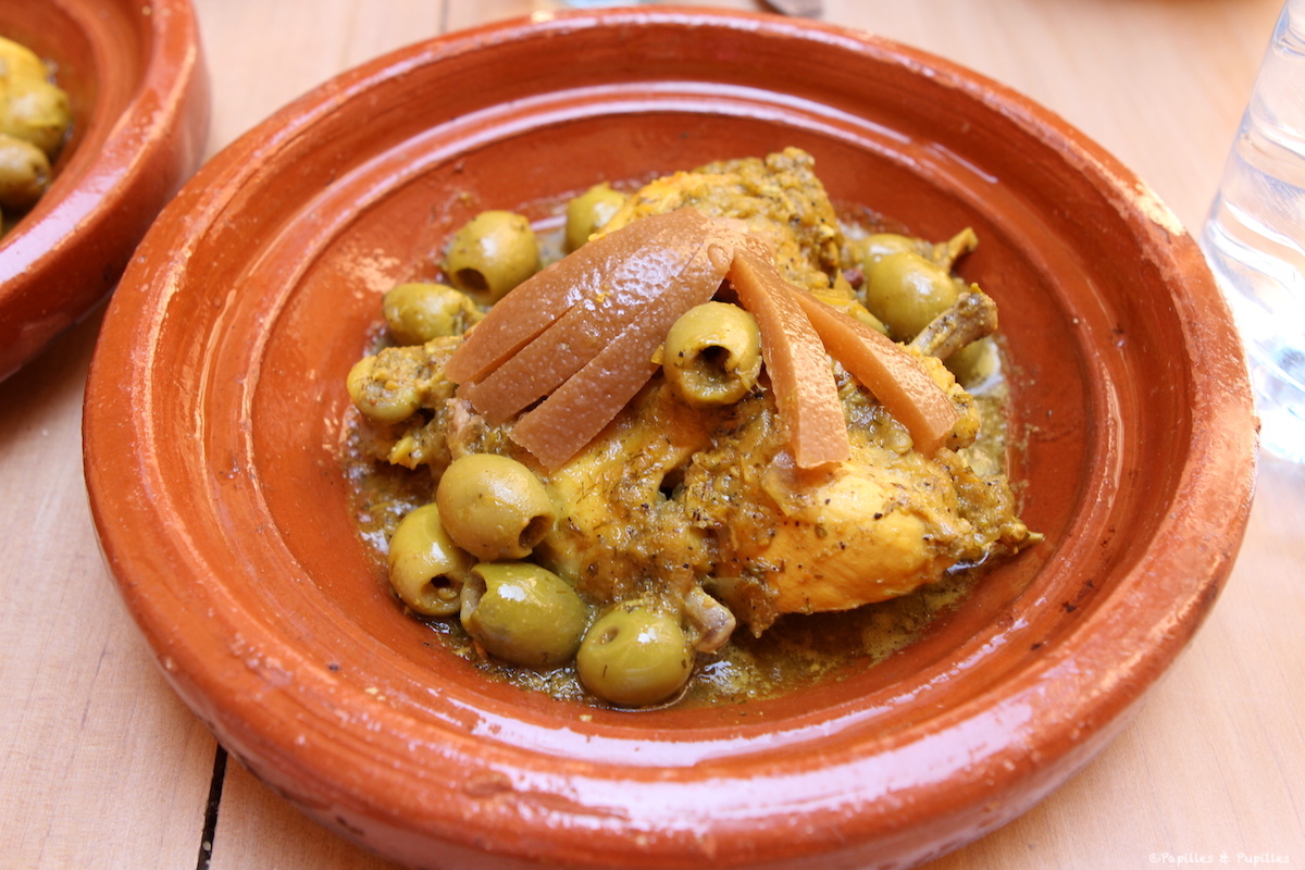 Tajine de poulet au citron confit, une recette marocaine