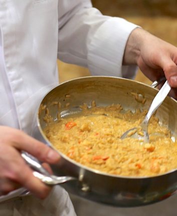 RIsotto aux crevettes de Pierre Lefèvre