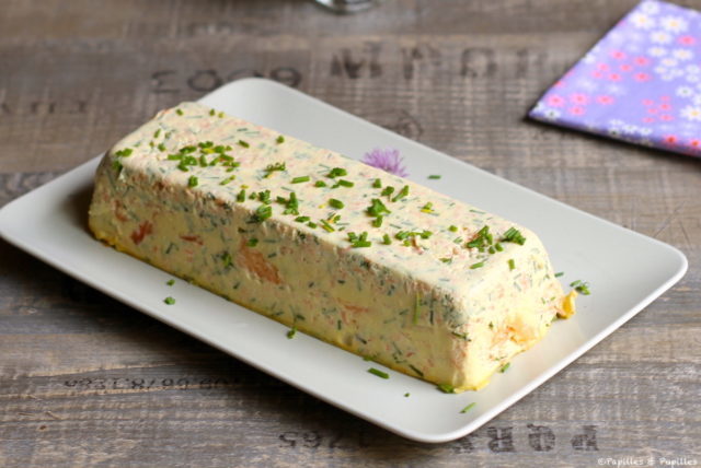 Terrine Aux Deux Saumons Frais Et Fum Et La Ciboulette