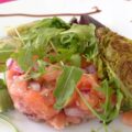 Tartare de saumon au wasabi