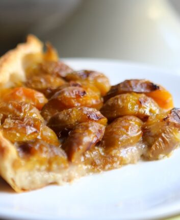 Tarte aux prunes Reine-Claude