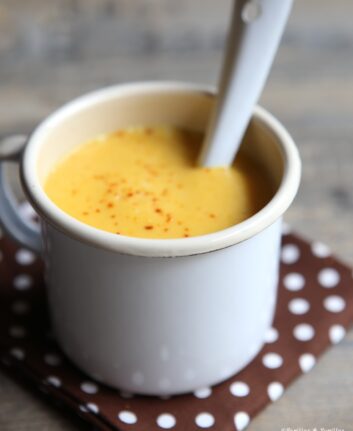 Velouté de butternut au lait de coco et curry