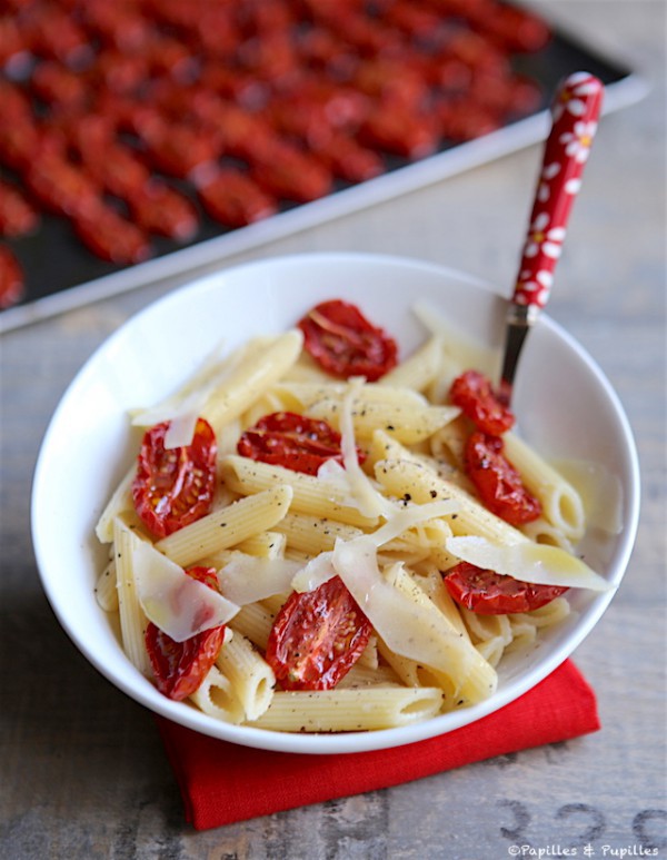 Pates Aux Tomates Confites Et Au Parmesan