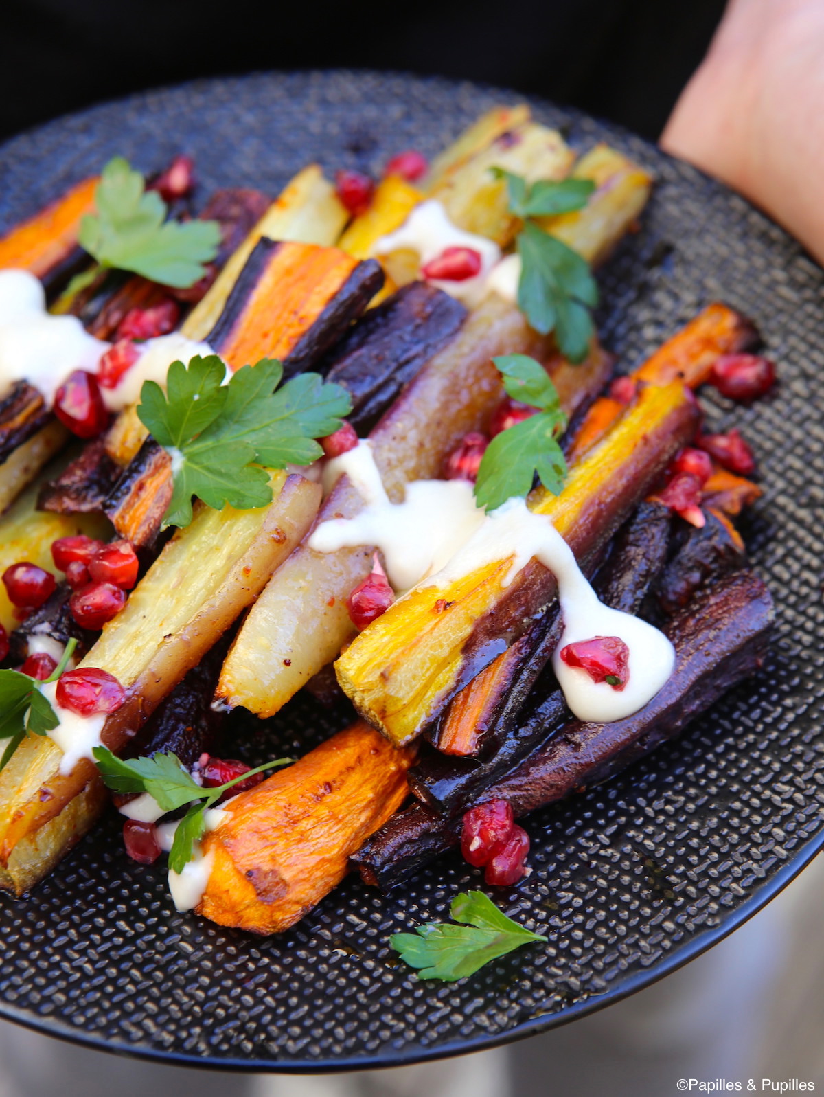 Pommes de terre et carottes rôties pour 4 personnes - Recettes - Elle à  Table