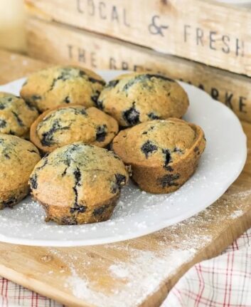 Muffins aux myrtilles ©Pixabay