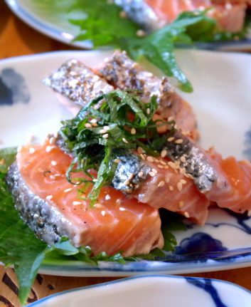 Tataki de saumon de Junko