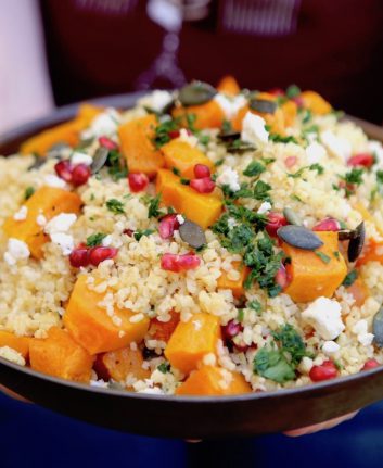 Boulghour et Butternut à l'orientale