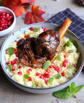 Souris d'agneau confite aux épices