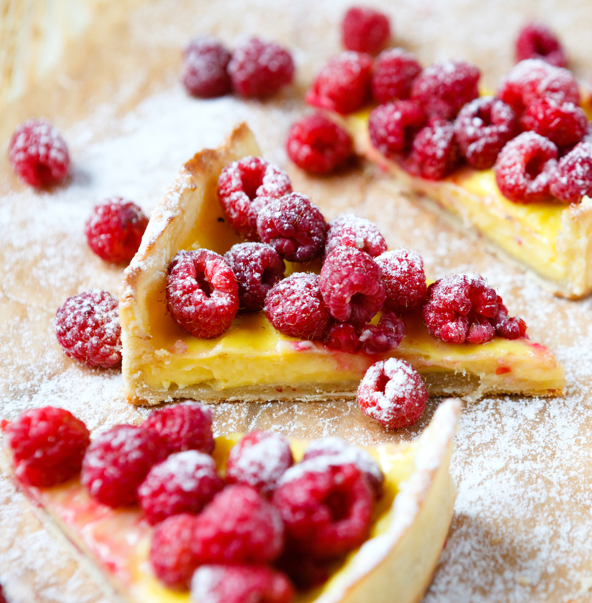 Tarte aux framboises ©Olha Afanasieva shutterstock