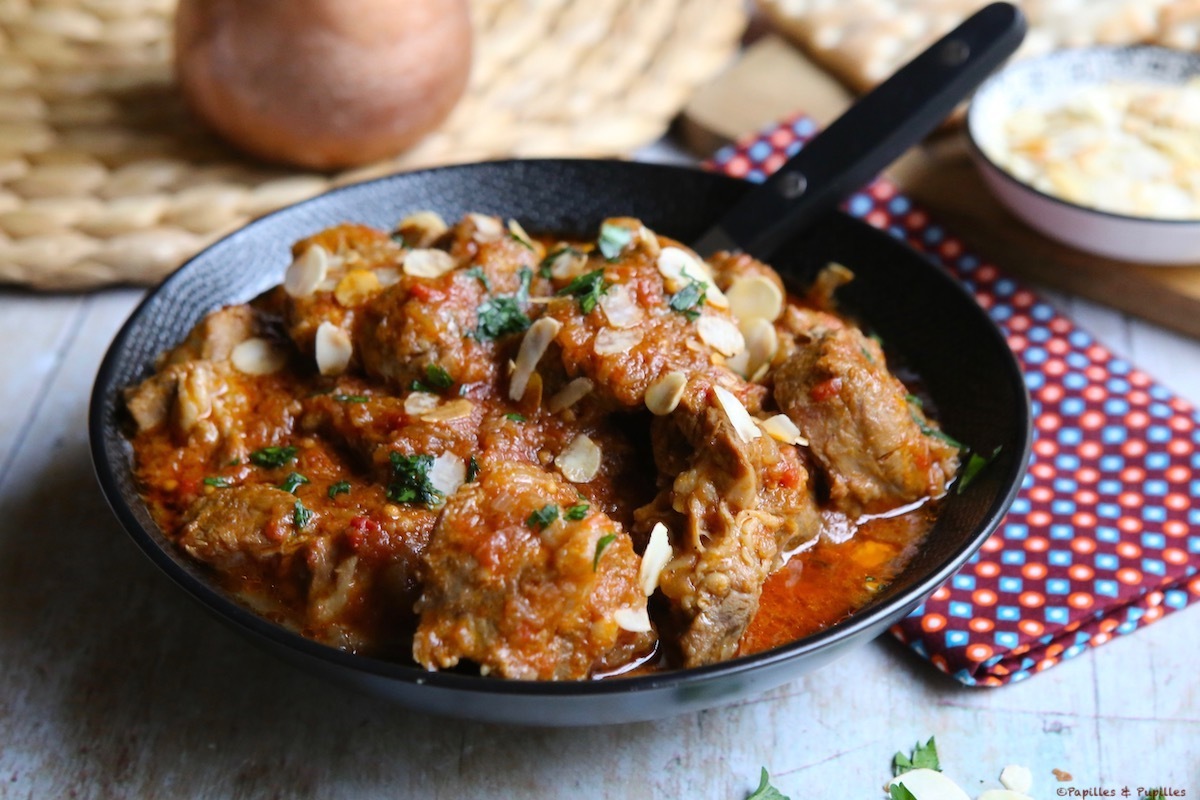 Sauté d'agneau à l'indienne 