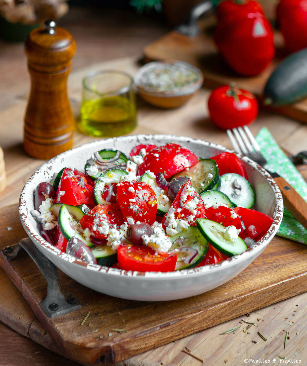 Salade grecque traditionnelle : une recette estivale