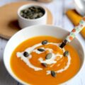 Velouté au butternut et sirop d'érable