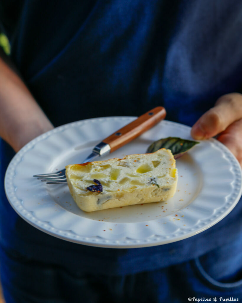 Terrine de courgettes à la ricotta et au basilic