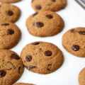 Cookies sans gluten au chocolat, orange, noix de Macadamia,