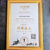 Diplome de cuisine du Sichuan