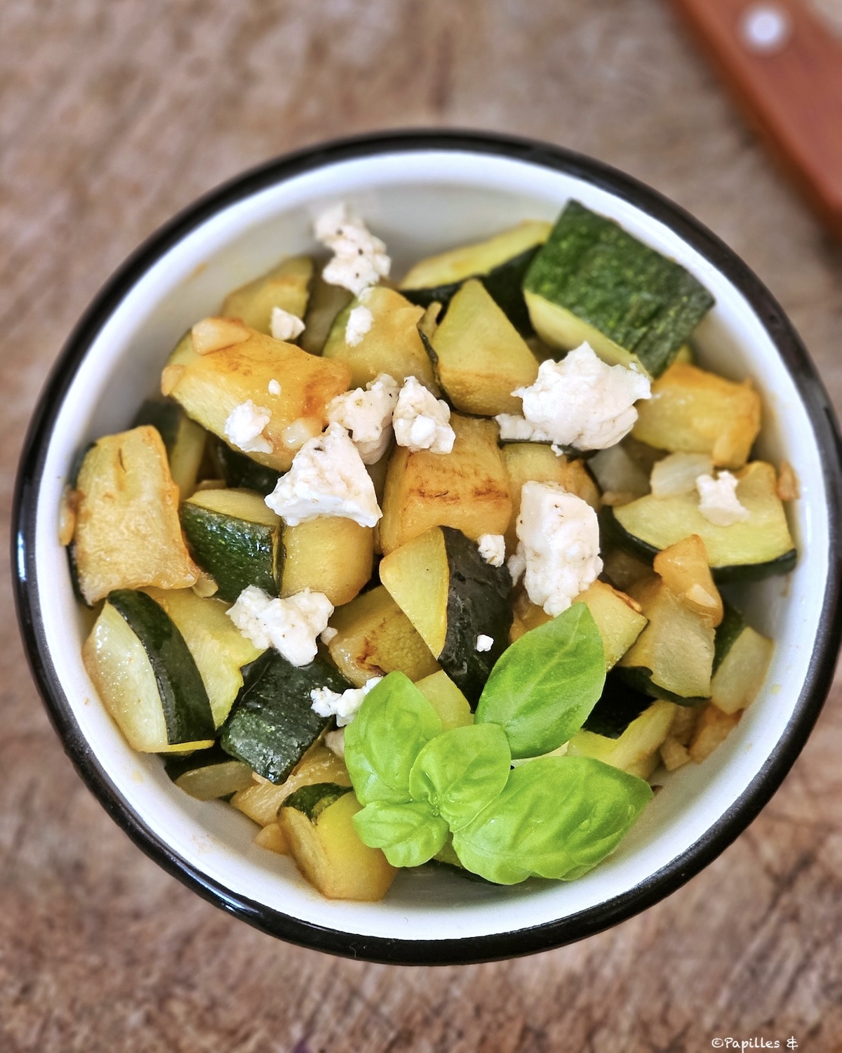 Courgettes sautées 