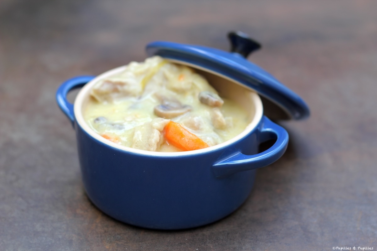 Blanquette de veau en mini cocotte