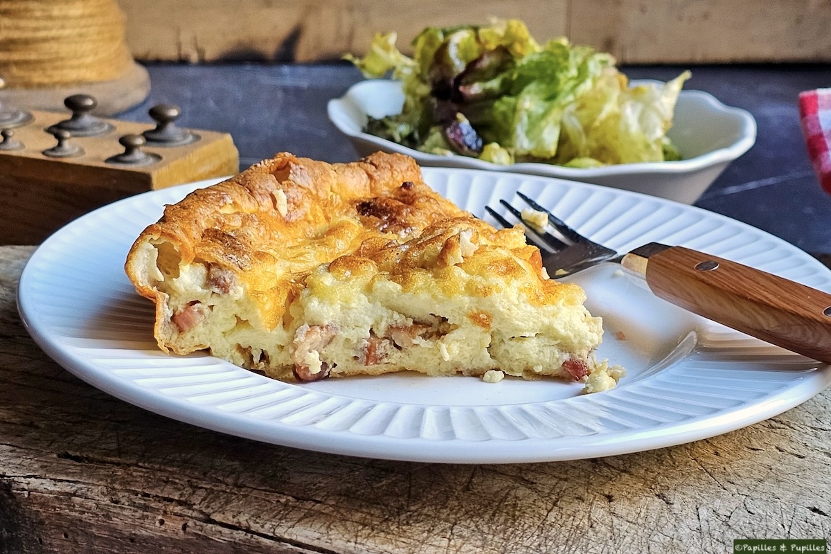 Quiche lorraine sans pâte