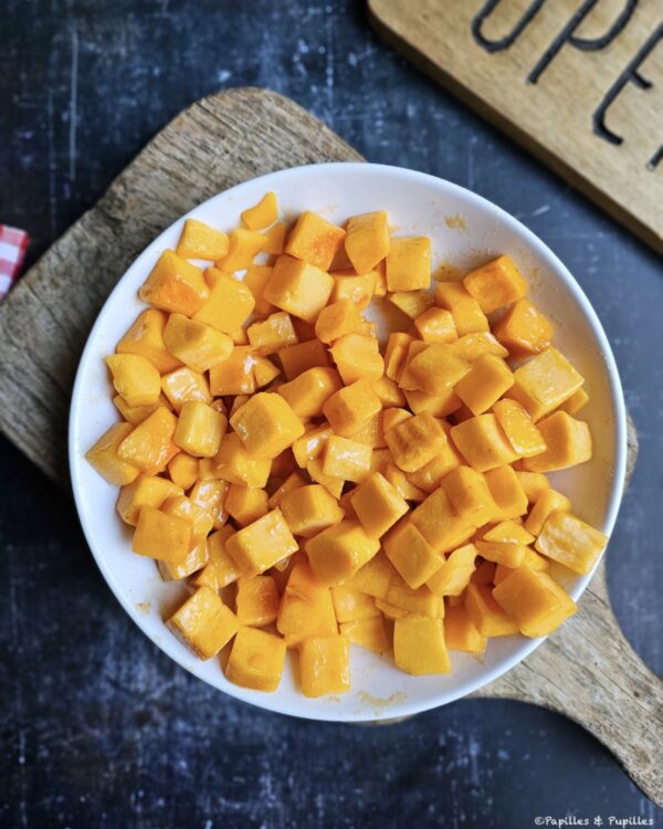 Cubes de butternut