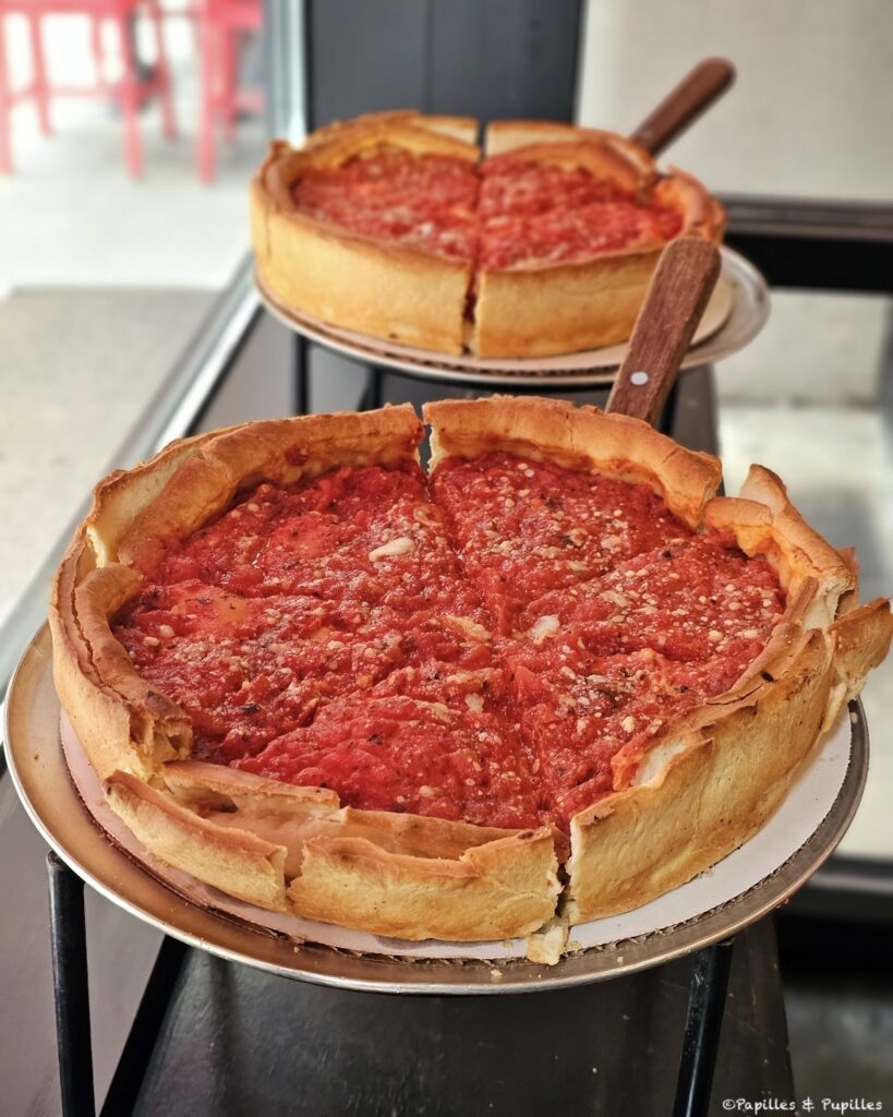 Deep dish pizza - Giordano's