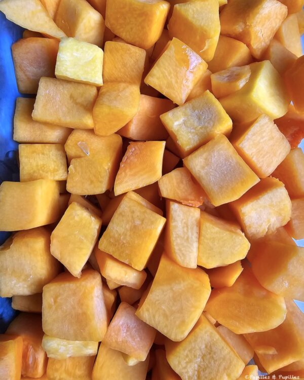 Cubes de butternut