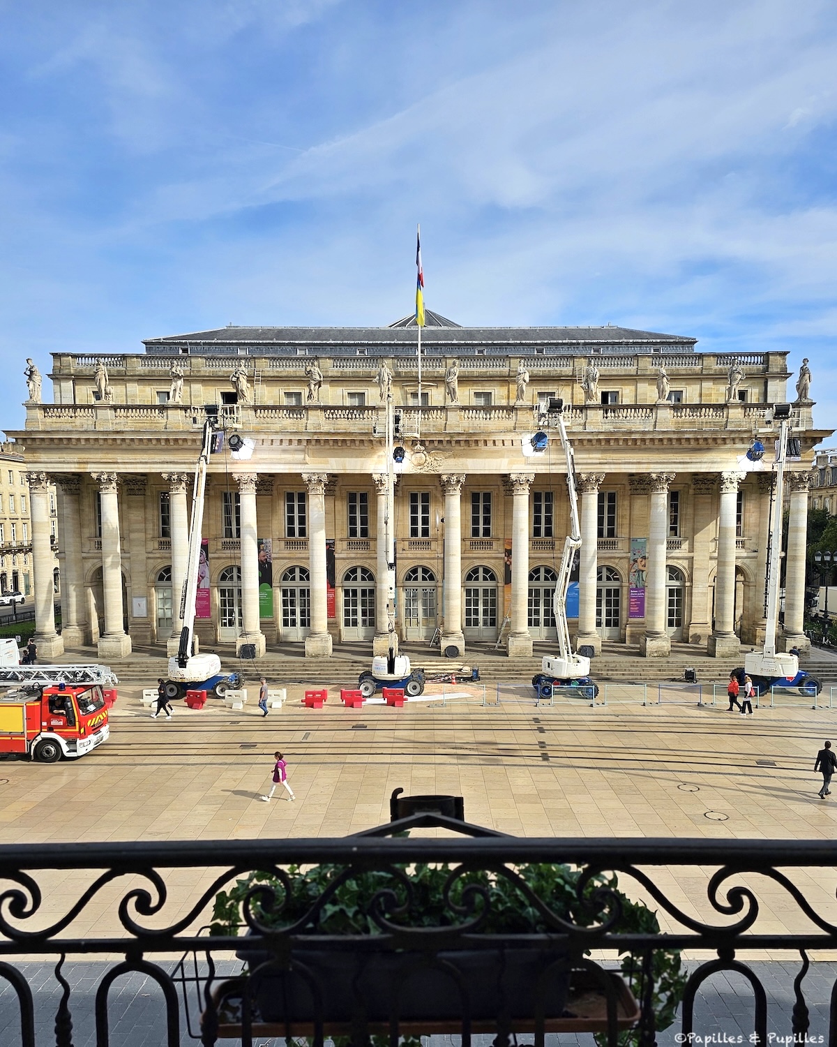 Grand Théâtre, Bordeaux - Tournage de film