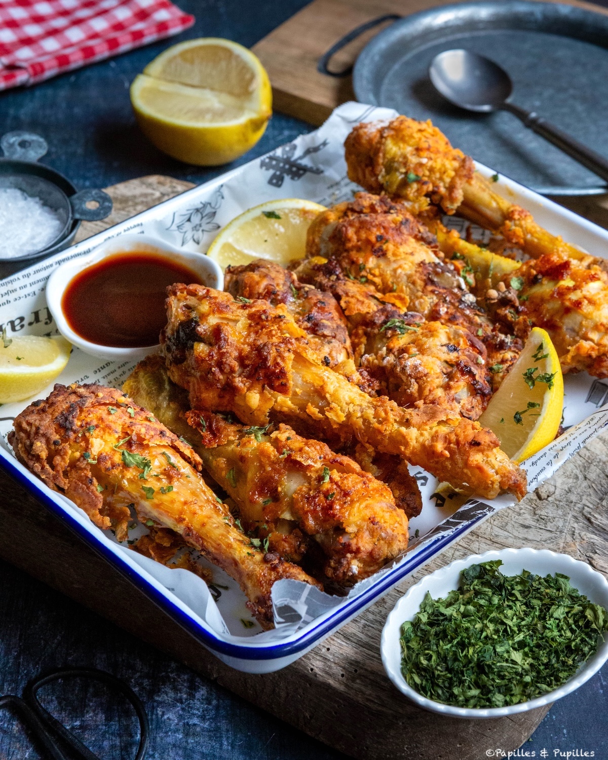 Poulet frit à l'airfryer