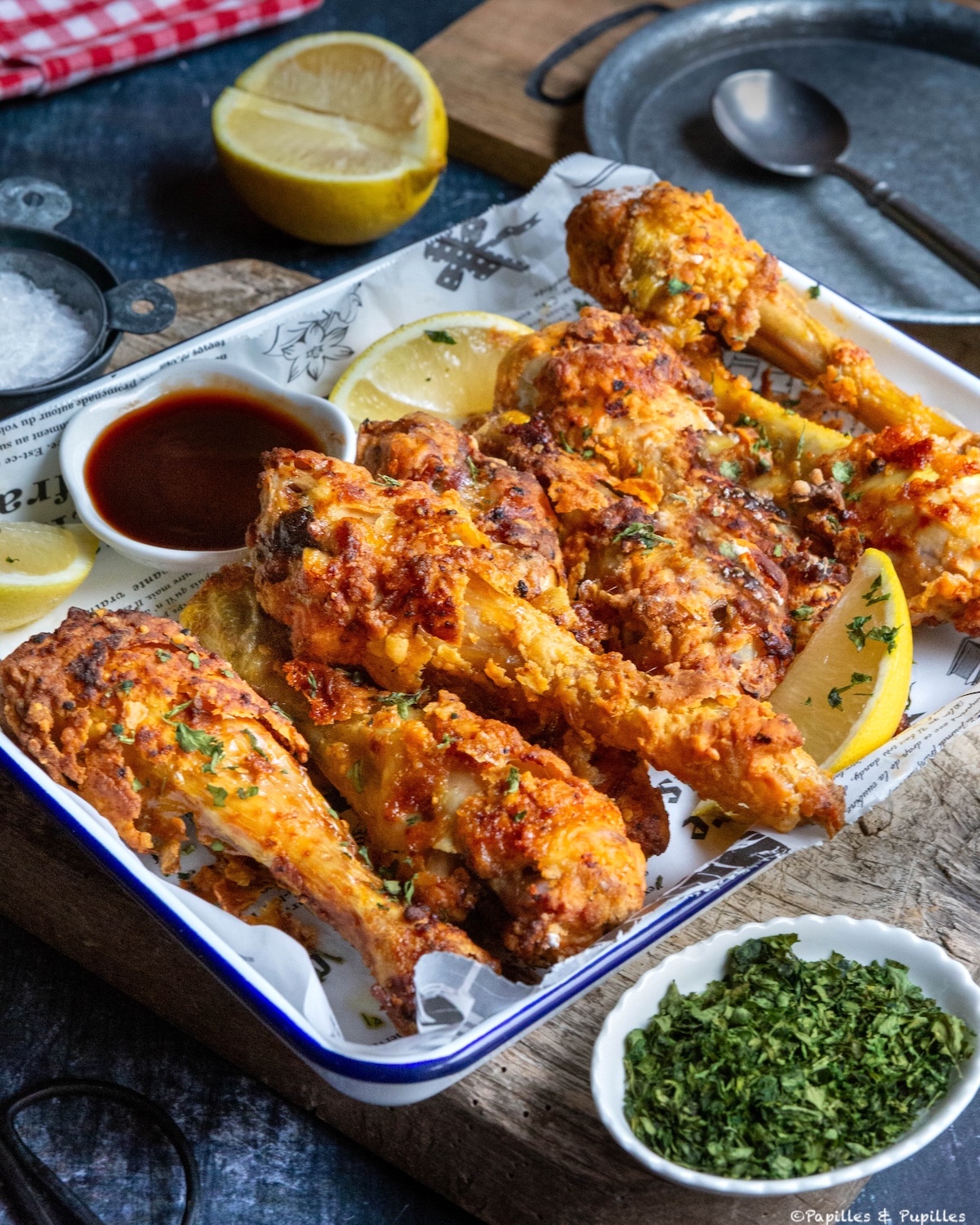 Poulet frit à l'airfryer